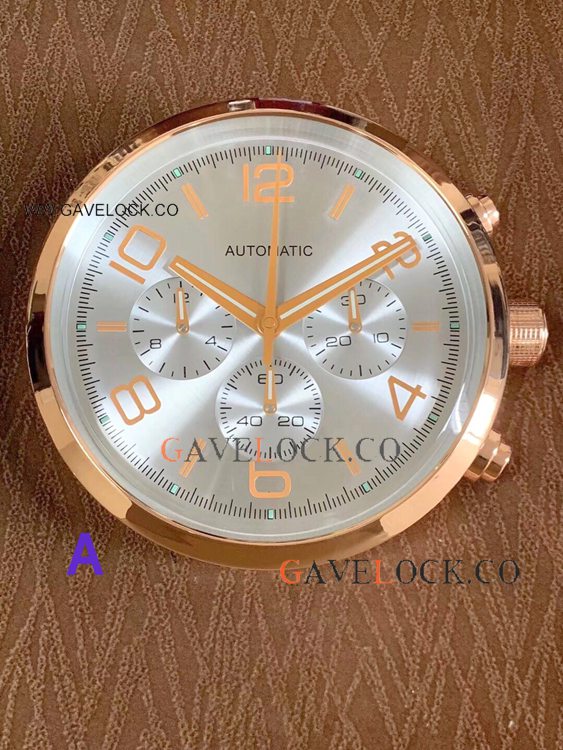 Mont Blanc Timewalker Chronograph Wall Clock Rose Gold case Mont Blanc Timewalker Chronograph Wall Clock Rose Gold case